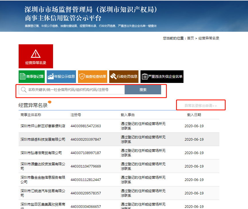 為什么會(huì)公司注冊(cè)地址異常？